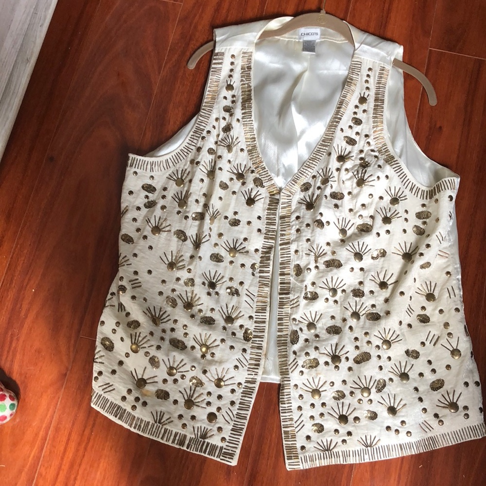 Embellished vest